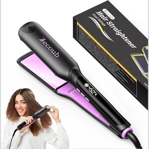 1.75 Inch Hair Straightener for Women, Ionic Flat Iron Hair Straightener NEW